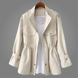Manteau Vert Femme Élégant