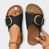 Sandales femme ergonomiques à boucle réglable