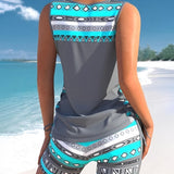 Ensemble Été Femme Débardeur Sport et Short Imprimé