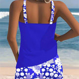 Ensemble Femme Débardeur à Bretelles et Short Fleuri