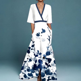 Robe Blanche Femme Moderne
