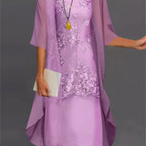 Robe Femme Deux Pièces Élégante – Robe Dentelle Fluide
