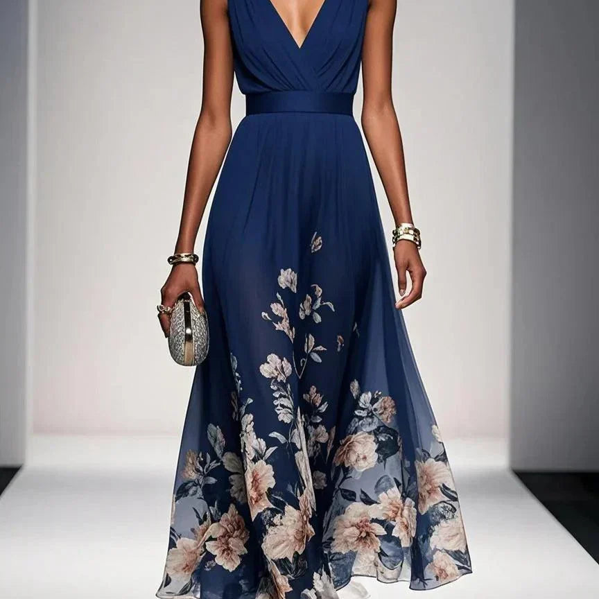 Robe Longue Étée Légère Verte Femme