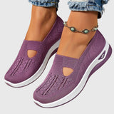 Chaussures orthopédiques femme à enfiler, semelles respirantes