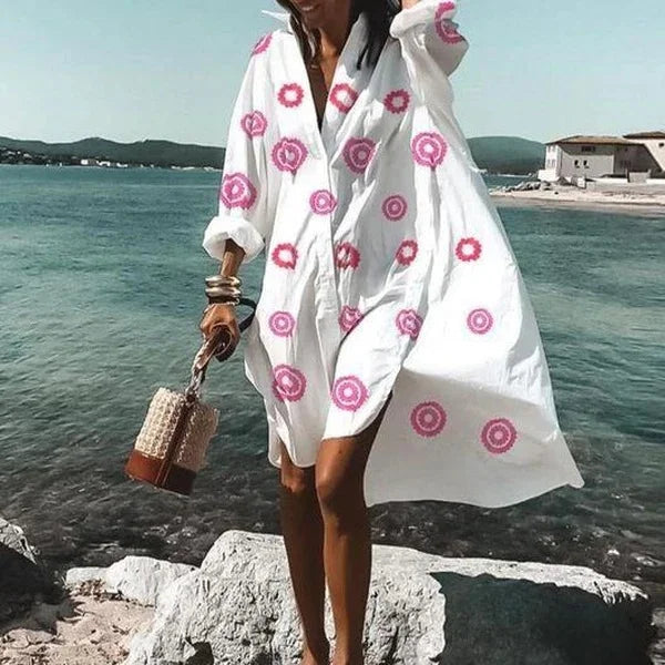 Robe Chemise Ample Imprimée