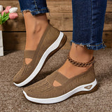 Chaussures de marche femme en tissu extensible