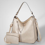 Sac En Cuir Élégant Noir Femme