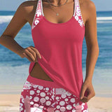 Ensemble Femme Débardeur et Short Fleuri