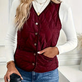 Gabrielle | Gilet Sans Manches Matelassé & Style Bomber