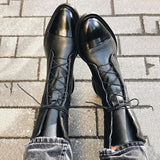 Bottines Femme Lacets Élégantes – Bottes Classiques Chic