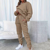 Ensemble Jogging Oversize Sweat Pantalon Taille Élastique Confort
