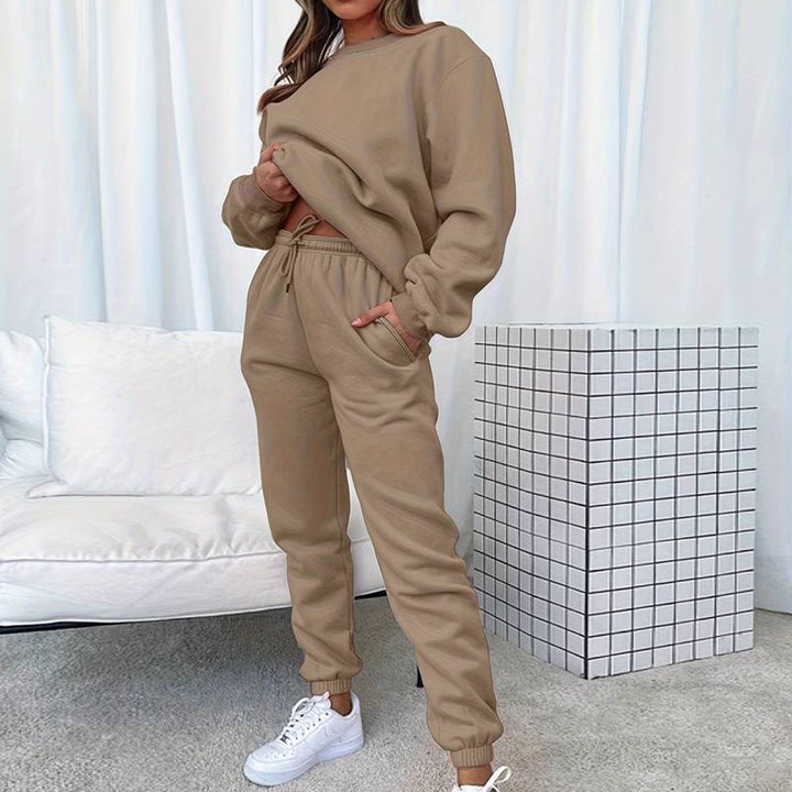 Ensemble Jogging Oversize Sweat Pantalon Taille Élastique Confort