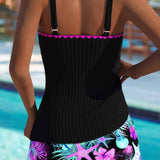 Ensemble Femme Débardeur Côtelé et Short Imprimé