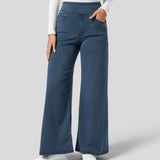 Jean Évasé Taille Haute Confort Extensible Moderne
