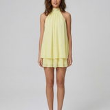 Robe Courte Dos Nu à Col Noué