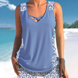 Ensemble Été Femme Débardeur Sport et Short Imprimé