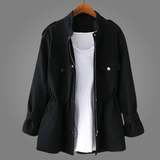 Manteau Vert Femme Élégant