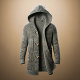 Adrian | Cardigan Capuche Laine & Maille Hiver