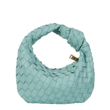 Sac hobo femme tressé à anse nouée
