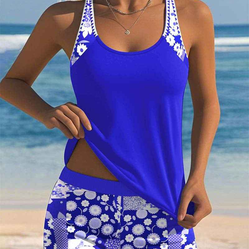 Ensemble Femme Débardeur et Short Fleuri