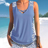 Ensemble Débardeur et Short à Motifs