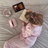 Ensemble Pyjama Satin Doux Confort Élégance Nuit