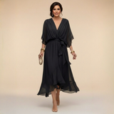 Robe Élégante Verte Femme