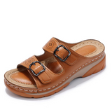 Sandales à Double Boucle Style Casual