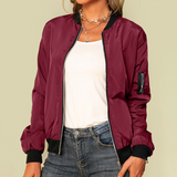 Let Bomberjakke Casual Stil Komfort Let Pasform