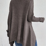 Pull Automne Élégant Vert Femme