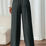 Pantalon Fluide Taille Haute Confort Élégance Quotidienne