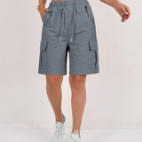 Short Cargo Taille Haute