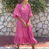 Robe Femme Longue Bohème – Robe Maxi Imprimée