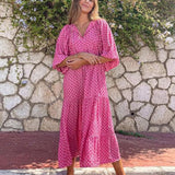 Robe Femme Longue Bohème – Robe Maxi Imprimée