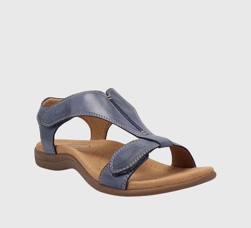 Sandales orthopédiques femme à fermeture auto-agrippante