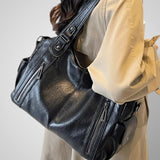 Sac En Cuir Noir Femme Intemporel