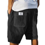 Short en Lin à Taille Élastique
