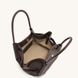 Sac cabas en cuir femme forme structurée