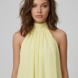 Robe Courte Dos Nu à Col Noué
