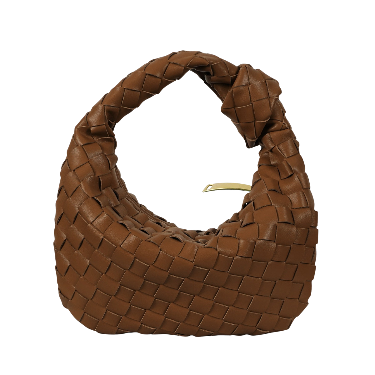 Sac hobo femme tressé à anse nouée