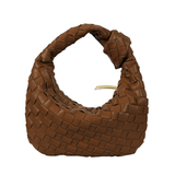 Sac hobo femme tressé à anse nouée