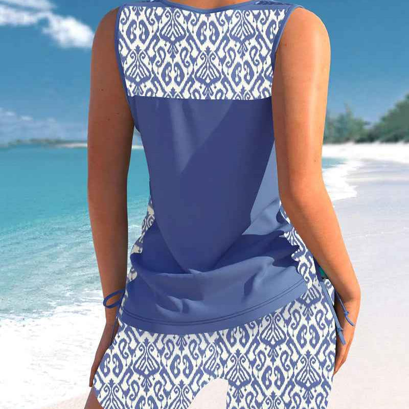 Ensemble Débardeur et Short à Motifs