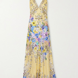 Robe Longue Fleurie Volants Romantiques