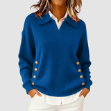 Pull Automne Élégant Marron Femme
