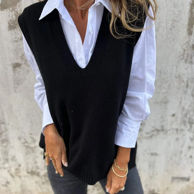 Pull Automne Marron Femme Signature