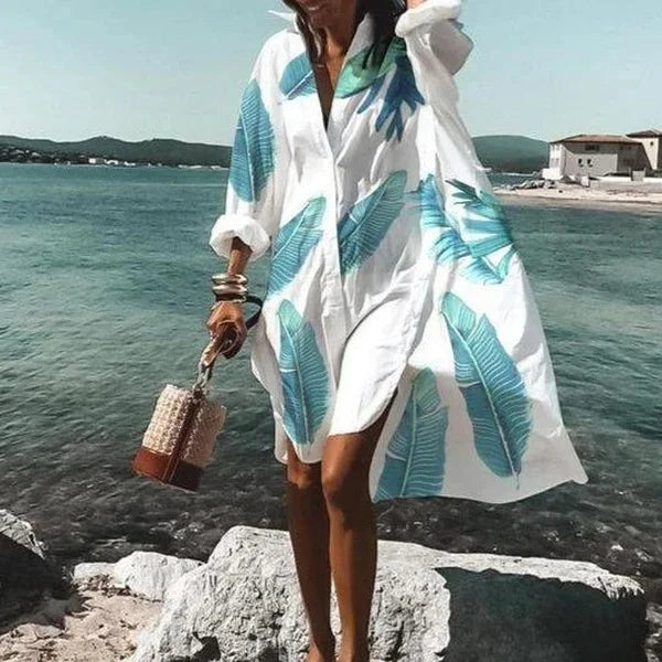 Robe Chemise Ample Imprimée