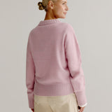 Pull Femme Classique Col Rond Doux