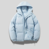 Doudoune Courte Oversize Capuche Rembourrée Confort Hiver