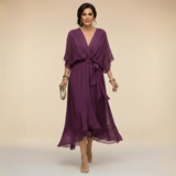 Robe Élégante Verte Femme