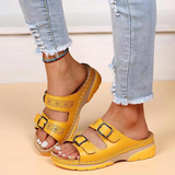 Sandales à Double Boucle Style Casual